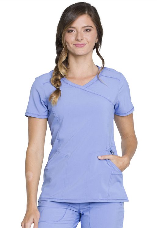Zdravotnícke oblečenie - Dámske zdravotnícke blúzy - Zdravotnícka blúza pre lekárky  INFINITY - nebeská modrá | medical-uniforms