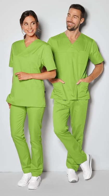 Zdravotnícke oblečenie - 7days - blúzy - Unisex zdravotnícka blúza UNISEX 95° - kiwi | Medical-uniforms.sk