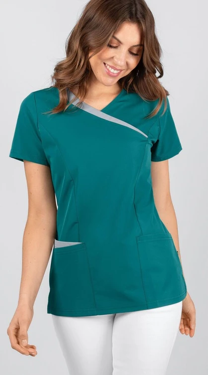 Zdravotnícke oblečenie - 7days - blúzy - Dámska zdravotnícka blúza ACTIVE STRETCH - opál | Medical-uniforms.sk