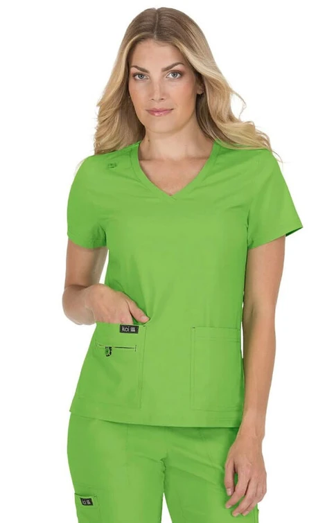 Zdravotnícke oblečenie - Koi - blúzy - Dámska zdravotnícka blúza BECCA TOP - zelená | medical-uniforms