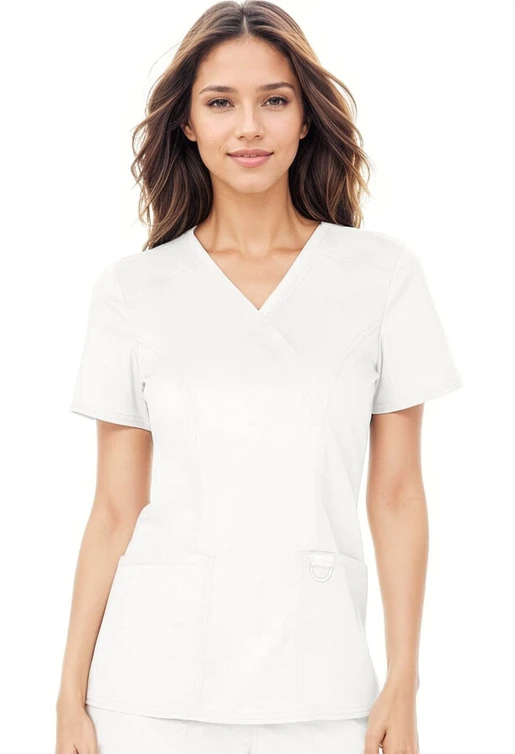 Zdravotnícke oblečenie - Dámske zdravotnícke blúzy - Dámska zdravotnícka blúza Cherokee REVOLUTION WWE610 - biela | medical-uniforms