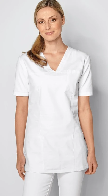 Zdravotnícke oblečenie - 7days - blúzy - Dámska zdravotnícka blúza CLASSIC 95° - biela | Medical-uniforms.sk