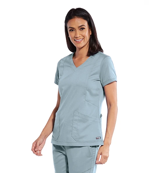 Zdravotnícke oblečenie - Dámske zdravotnícke blúzy - Dámska zdravotnícka blúza LOVE Grey´s Anatomy - sivá | medical-uniforms
