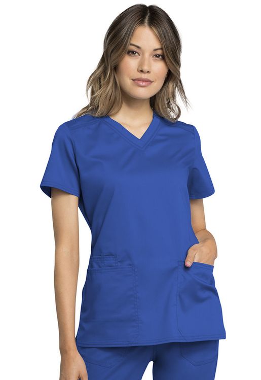 Zdravotnícke oblečenie - Novinky - Dámska blúza CERTAINTY PLUS vo farbe kráľovská modrá | medical-uniforms