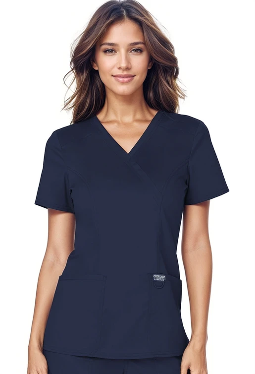 Zdravotnícke oblečenie - Dámske zdravotnícke blúzy - Dámska zdravotnícka blúza Cherokee REVOLUTION - námornícka modrá | medical-uniforms