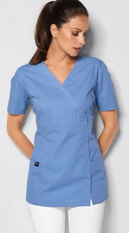 Zdravotnícke oblečenie - Akciová ponuka zdravotníckeho oblečenia - Dámska zdravotnícka tunika COLOR 95° - hellblau | Medical-uniforms.sk