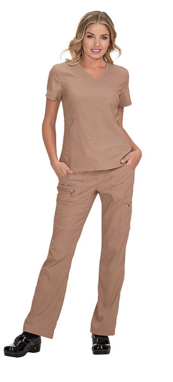 Zdravotnícke oblečenie - Dámske zdravotnícke blúzy - Zdravotnícka blúza Functional - laté | Medical Uniforms