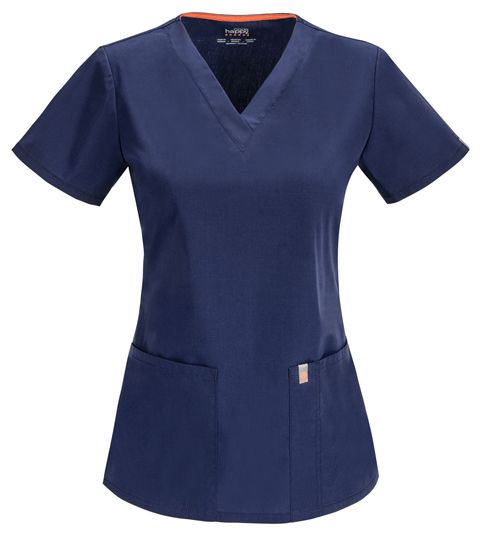 Zdravotnícke oblečenie - Blúzy - Dámska zdravotnícka blúza C - námornícka modrá | medical-uniforms