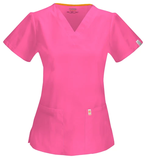 Zdravotnícke oblečenie - Blúzy - Dámska zdravotnícka blúza C - šokujúca ružová | medical-uniforms