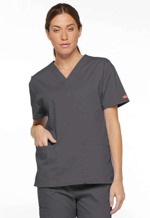 Zdravotnícke oblečenie - Dámske zdravotnícke blúzy - Dámska blúza Dickies - cínová | Medical-uniforms
