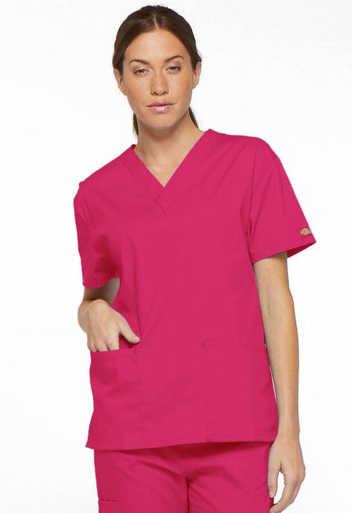 Zdravotnícke oblečenie - Dámske zdravotnícke blúzy - Dámska/unisex zdravotnícka blúza - ružová | Medical-uniforms