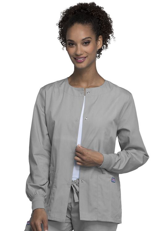 Zdravotnícke oblečenie - Vrátený tovar - Dámska zdravotnícka bunda - sivá | medical-uniforms