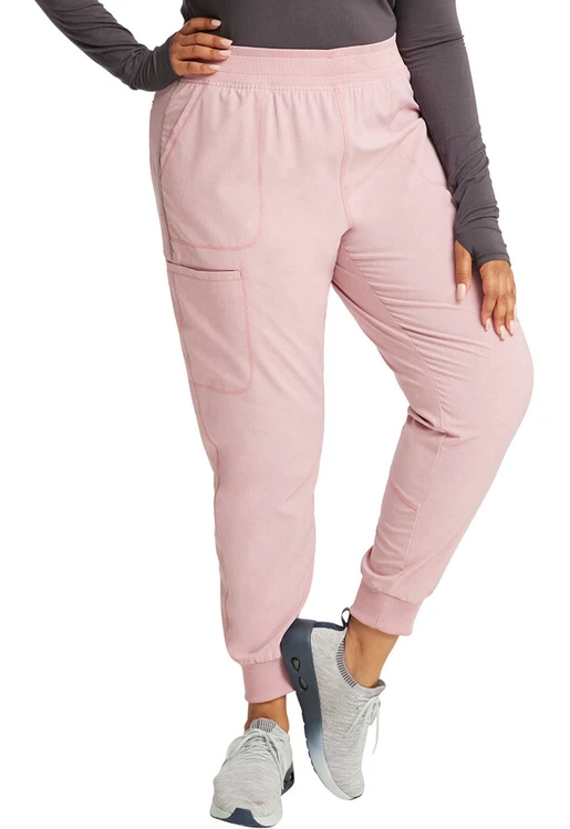 Zdravotnícke oblečenie - Joggers - Dámske zdravotnícke jogger nohavice INFINITY LIMITED -  pudrovo ružová | medical-uniforms