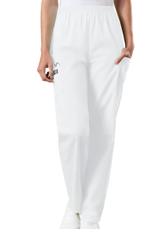 Zdravotnícke oblečenie - Nohavice - Dámské nohavice Cheeroke Originals s gumou v pase - biela | medical-uniforms