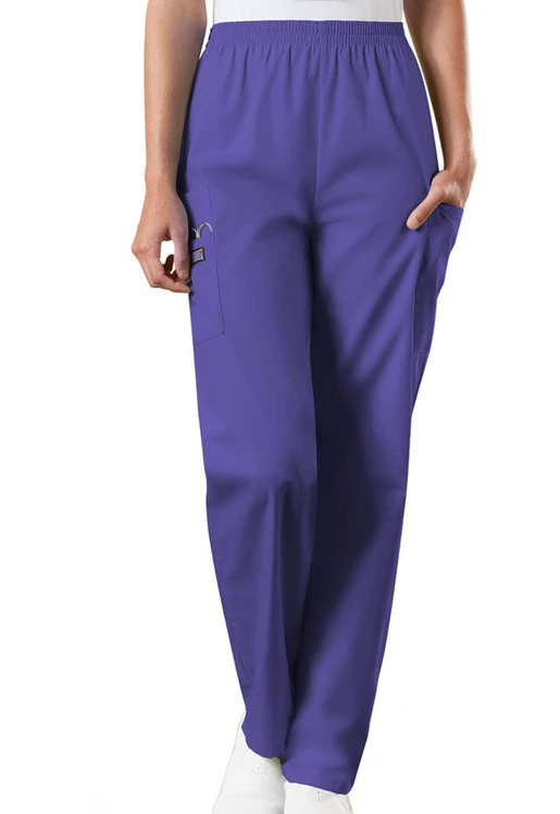 Zdravotnícke oblečenie - Nohavice - Dámské nohavice Cheeroke Originals s gumou v pase - hroznová | medical-uniforms