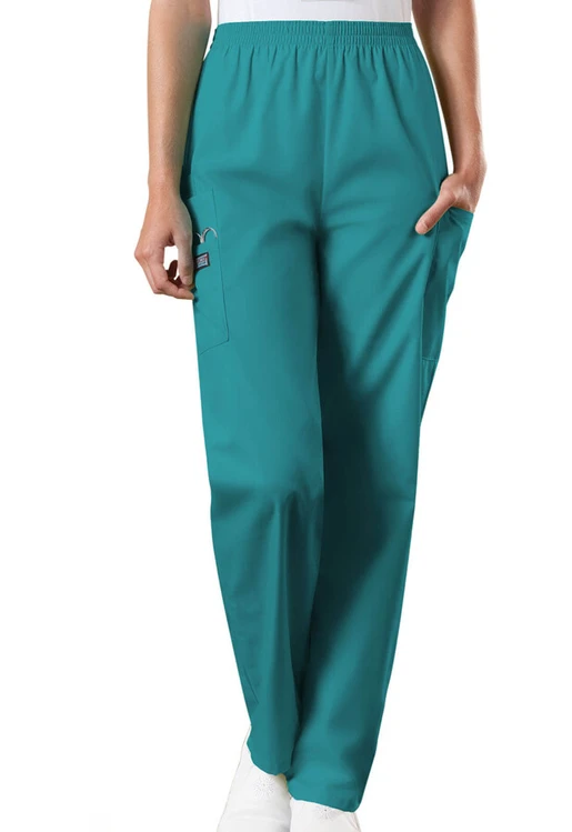 Zdravotnícke oblečenie - Nohavice - Dámské nohavice Cheeroke Originals s gumou v pase - modrozelená | medical-uniforms