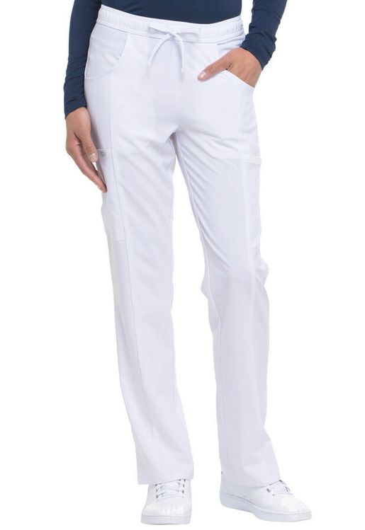 Zdravotnícke oblečenie - Nohavice - Dámske zdravotnícke nohavice Dickies na zaväzovanie - biela | medical-uniforms