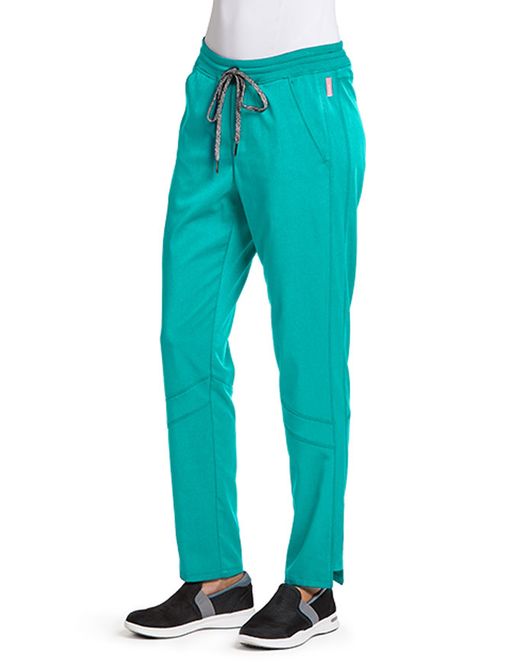 Zdravotnícke oblečenie - Novinky - Dámske zdravotnícke nohavice Grey´s  Anatomy STRETCH EXPERIENCE - modrozelená | medical-uniforms