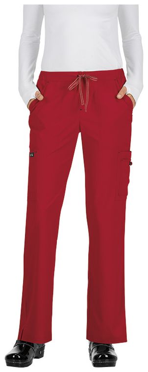 Zdravotnícke oblečenie - Dámske nohavice - Dámské zdravotnícke kalhoty HOLLY - červená | medical-uniforms