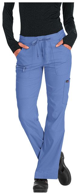 Zdravotnícke oblečenie - Dámske nohavice - Dámske zdravotnícke nohavice Lite Peace vo farbe nebeská modrá | medical-uniforms
