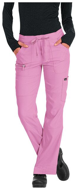 Zdravotnícke oblečenie - Dámske nohavice - Dámske zdravotnícke nohavice Lite Peace vo farbe ružová | medical-uniforms