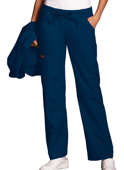 Zdravotnícke oblečenie - Dámske nohavice - Dámske nohavice nízkym sedlom - námornícka modrá | medical-uniforms