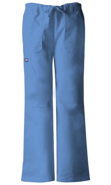 Zdravotnícke oblečenie - Dámske nohavice - Dámske nohavice nízkym sedlom - nebeská modrá | medical-uniforms