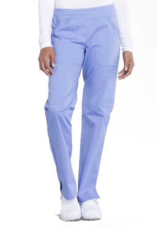 Zdravotnícke oblečenie - Dámske nohavice - Dámske zdravotníce nohavice s elastickým pásom na gumu - nebeská modrá | medical-uniforms