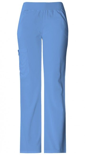 Zdravotnícke oblečenie - Dámske nohavice - Dámske nohavice s elastickým pásom - nebeská modrá | medical-uniforms