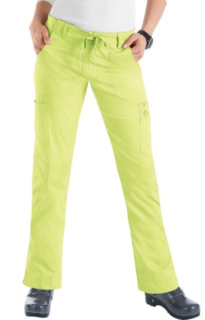 Zdravotnícke oblečenie - Dámske nohavice - Dámske zdravotnícke nohavice Stretch Lindsey Pant vo farbe lemon lime | medical-uniforms