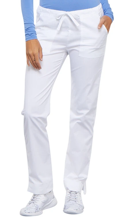 Zdravotnícke oblečenie - Dámske nohavice - Dámske zdravotnícke nohavice úzkeho strihu - biele | medical-uniforms