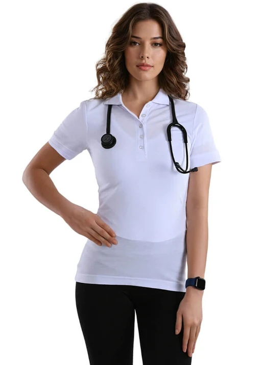 Zdravotnícke oblečenie - Tričká - Dámské polo tričko s krátkym rukávom | medical-uniforms