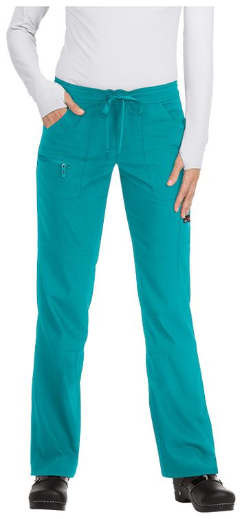 Zdravotnícke oblečenie - Dámske nohavice - Dámske zdravotnícke nohavice Lite Peace - modrozelená | medical-uniforms