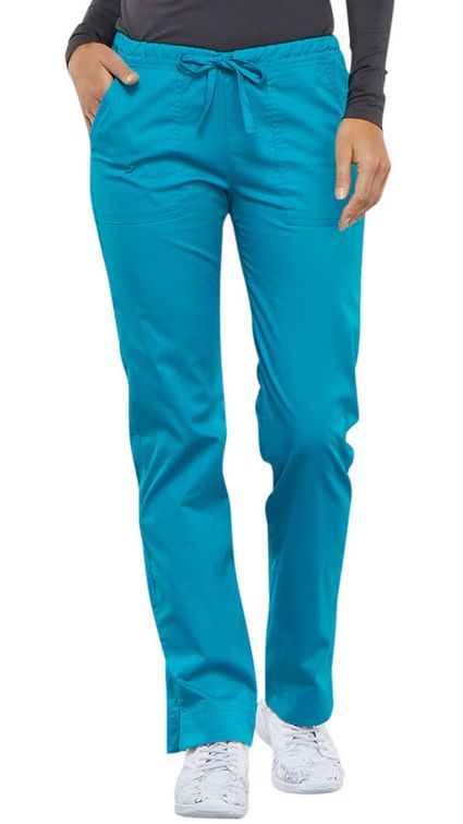 Zdravotnícke oblečenie - Dámske nohavice - Dámske zdravotnícke slim nohavice - modrozelené | medical-uniforms