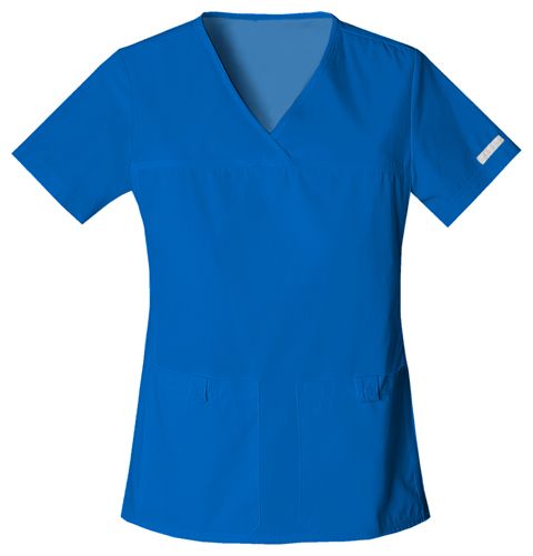 Zdravotnícke oblečenie - Dámske zdravotnícke blúzy - Elegantná dámska zdravotnícka blúza - kráľovská modrá | medical-uniforms