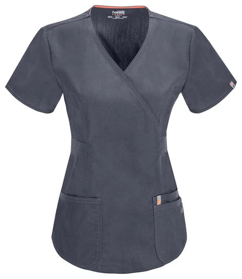 Zdravotnícke oblečenie - Blúzy - Elegantná dámska zdravotnícka blúza C - cínová | medical-uniforms