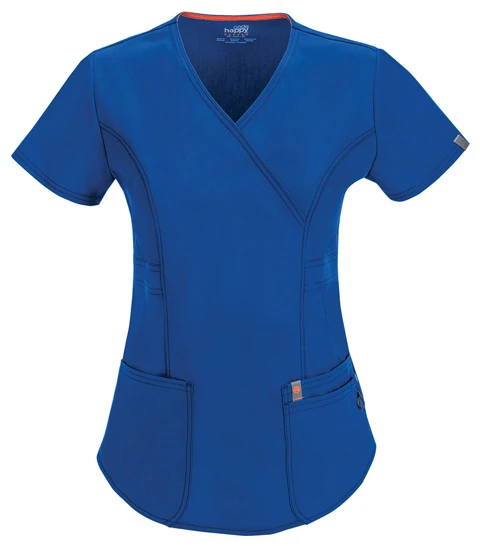 Zdravotnícke oblečenie - Blúzy - Elegantná dámska zdravotnícka blúza - kráľovská modrá | medical-uniforms
