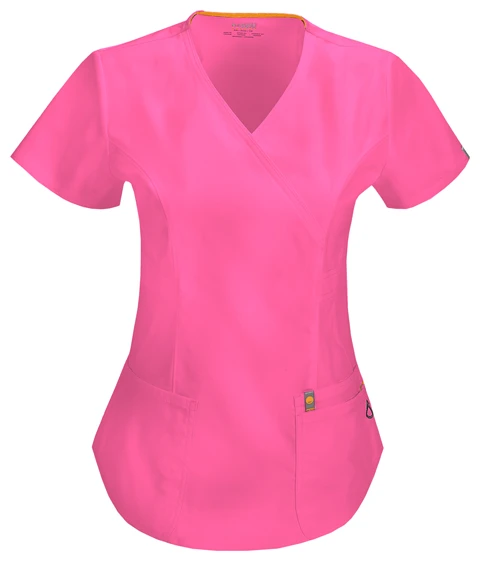 Zdravotnícke oblečenie - Blúzy - Dámska zdravotnícka blúza C - šokujúco ružová | medical-uniforms