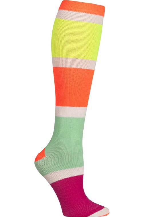 Zdravotnícke oblečenie - Ponožky - Kompresné ponožky vo farbe neon pruhy | medical-uniforms