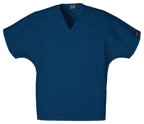 Zdravotnícke oblečenie - Blúzy - Krátka unisexová blúza - námornícka modrá | medical-uniforms