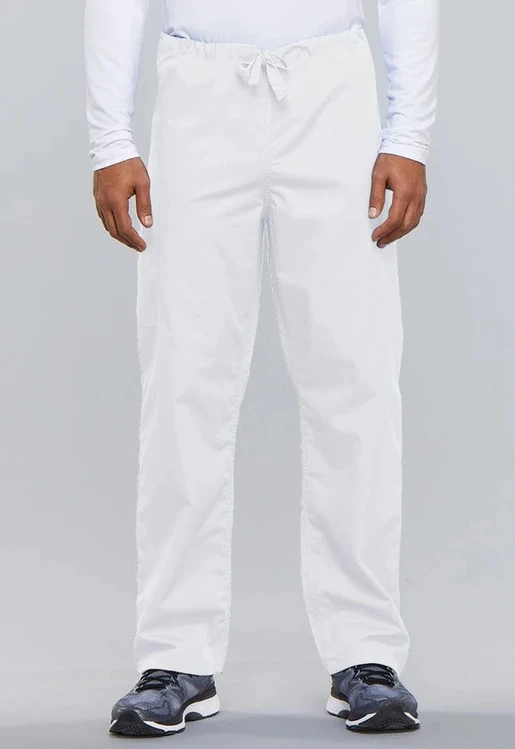 Zdravotnícke oblečenie - Akciová ponuka zdravotníckeho oblečenia - Zdravotnícke šnurovacie nohavice - biela | medical-uniforms