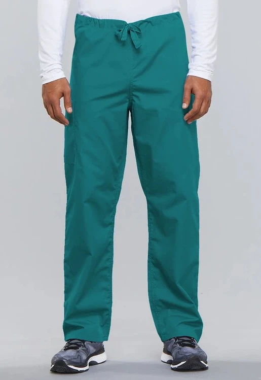Zdravotnícke oblečenie - Akciová ponuka zdravotníckeho oblečenia - Zdravotnícke šnurovacie nohavice - modrozelená | medical-uniforms