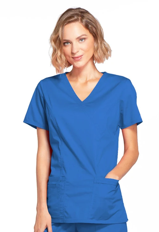 Zdravotnícke oblečenie - Dámske zdravotnícke blúzy - Ordinačná zdravotnícka blúza - kráľovská modrá | Medical-uniforms.sk