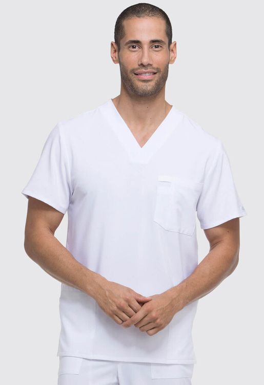 Zdravotnícke oblečenie - Dámske zdravotnícke blúzy - Pánska zdravotnícka blúza Dickies EDS Essentials - biela | Medical-uniforms