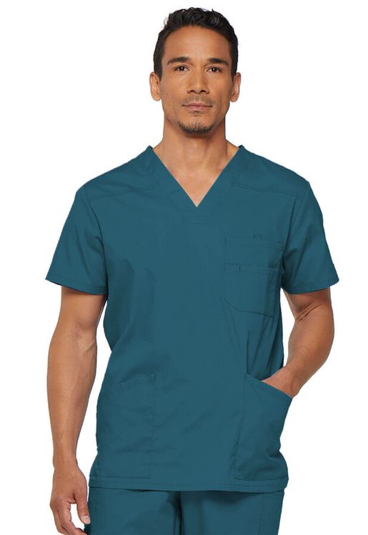 Zdravotnícke oblečenie - Dámske zdravotnícke blúzy - Pánska blúza Dickies EDS Signature - karibská modrá | Medical-uniforms