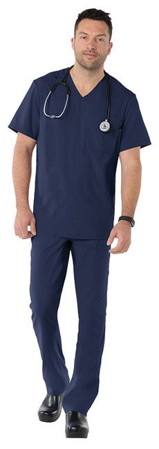 Zdravotnícke oblečenie - Novinky - Pánska zdravotnícka blúza Force vo farbe námornická modrá | medical uniforms