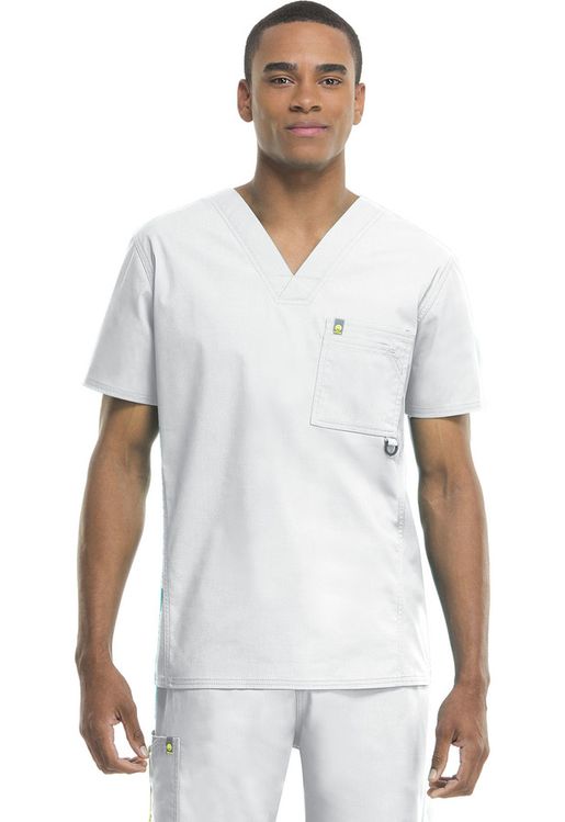 Zdravotnícke oblečenie - Vrátený tovar - Pánska zdravotnícka blúza CP - biela | medical-uniforms