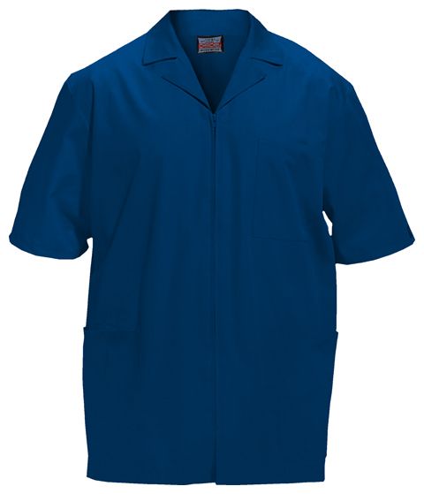 Zdravotnícke oblečenie - Blúzy - Pánska košeľa na zips - námornícka modrá | medical-uniforms