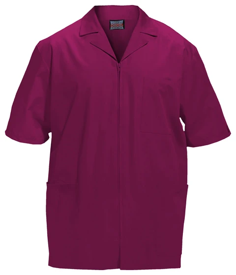 Zdravotnícke oblečenie - Blúzy - Pánska košeľa na zips - vínová | medical-uniforms