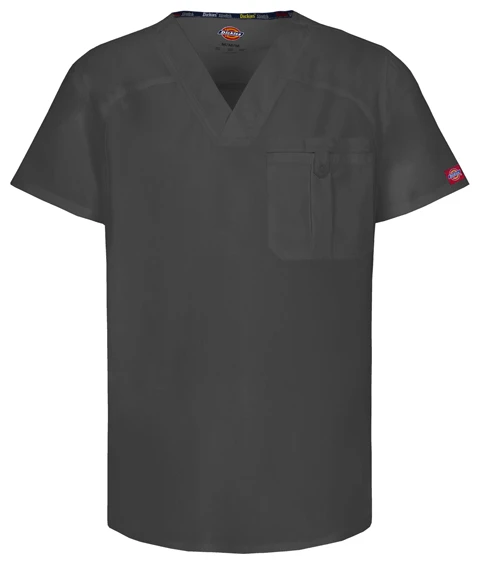 Zdravotnícke oblečenie - Jednofarebné - Pánska zdravotnícka blúza Certainty - cínová | medical-uniforms